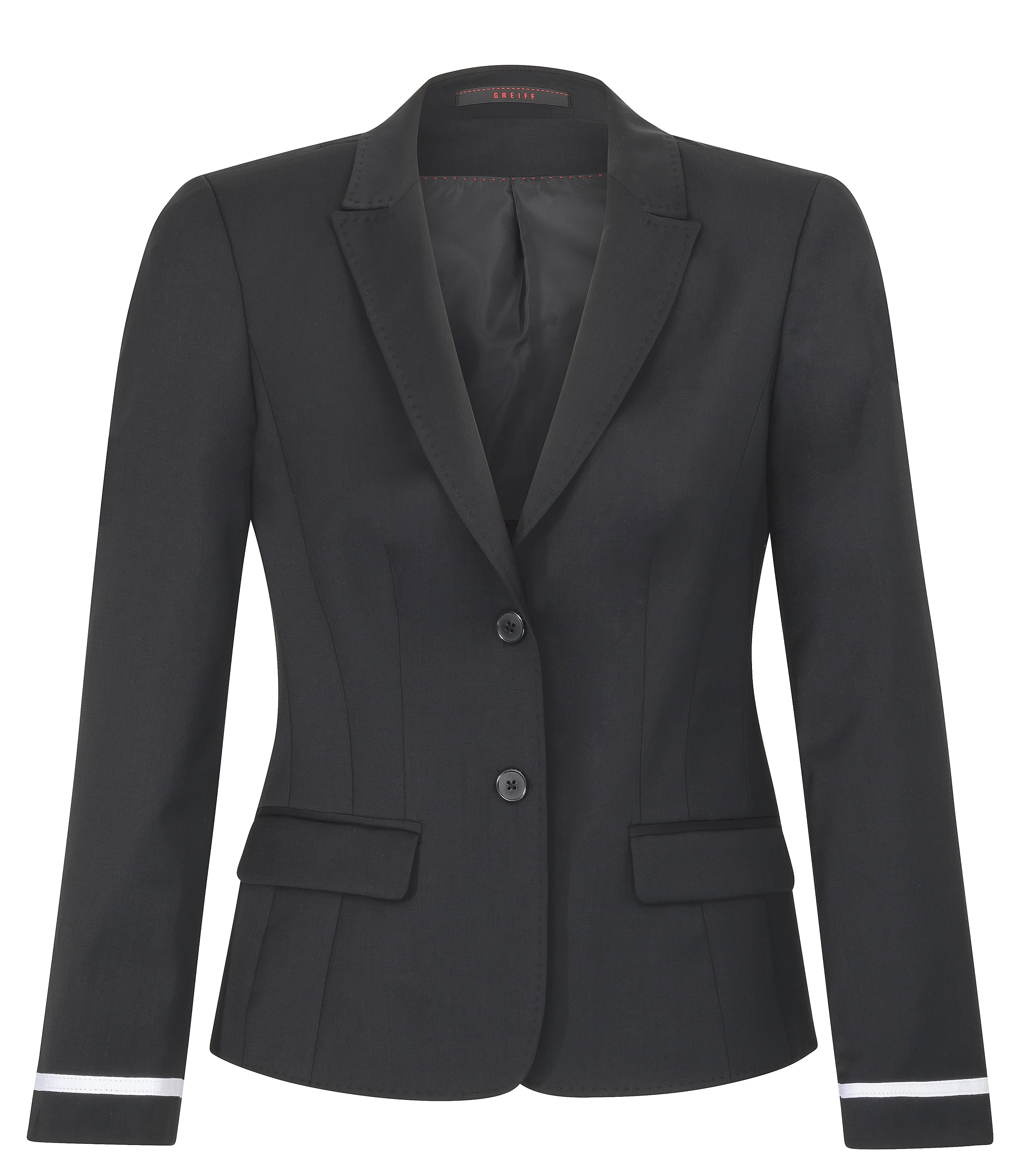 woman jacket 37,5 black with piping | Hotel Manager Female | Uniworld ...